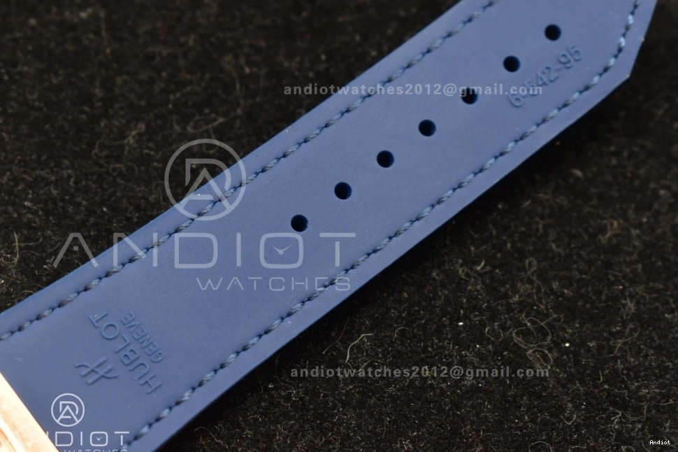 Strap SS Blue Gummy Dial on 1:1 45mm Bezel Classic Edition Diamond Best Fusion with A2892 HBF Blue 0328